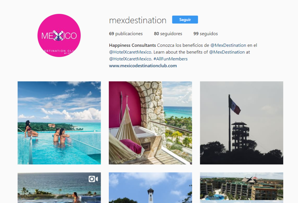 Instagram - Mexico Destination Club